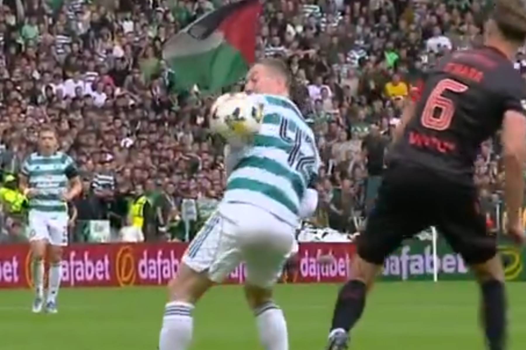 Watch Callum McGregor Celtic goal vs St Mirren ruled out by VAR for handball
