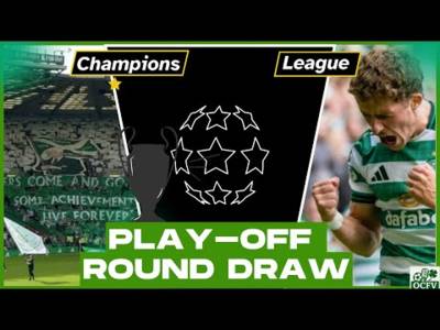 Champions League play-off round draw live