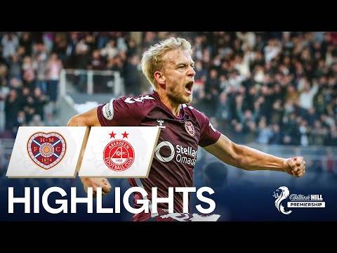 Hearts 2-0 Aberdeen | Hearts Top Table After Round One! | William Hill Premiership