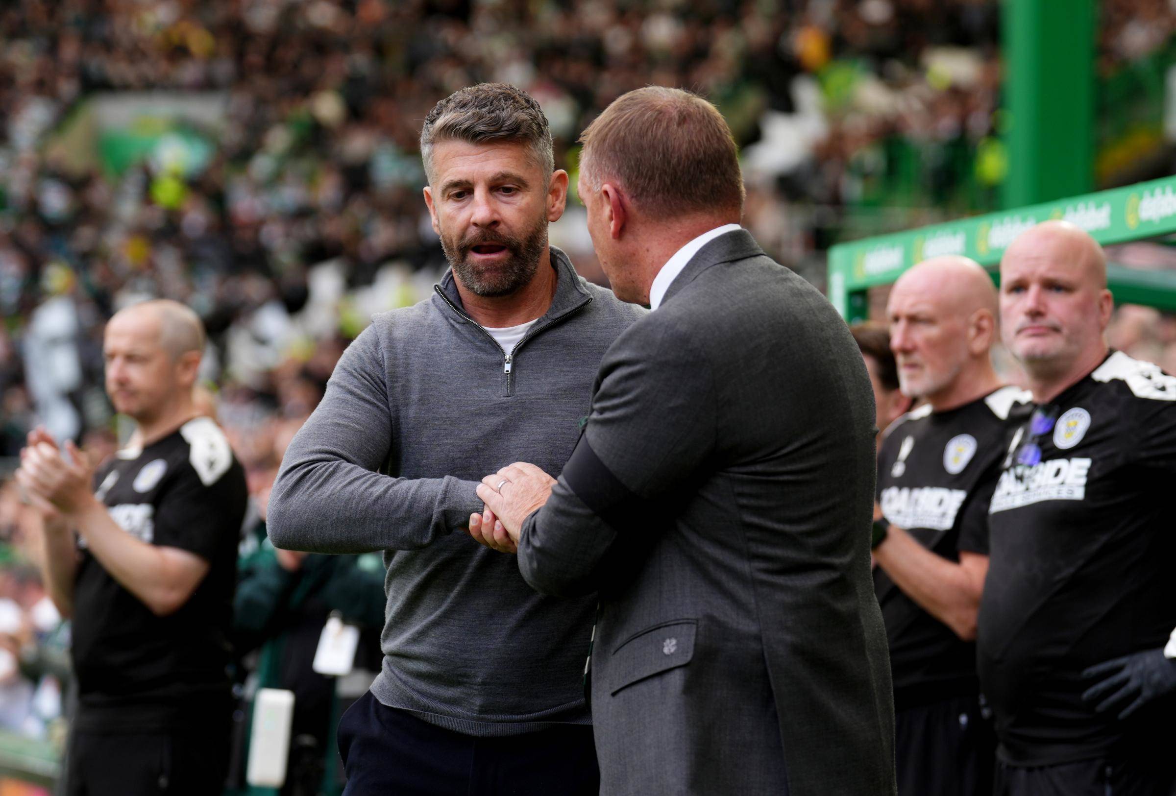 Stephen Robinson says Celtic did something on flag day he’d never seen before
