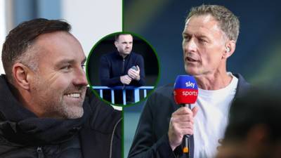 Chris Sutton takes on James McFadden and Kris Boyd in heated discussion over Tony Bloom’s Celtic comments