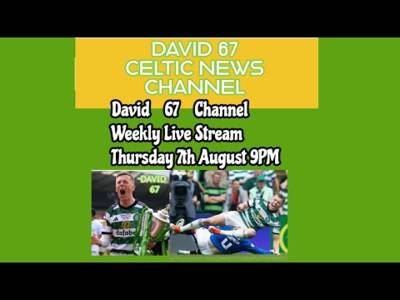 David 67 Channel Weekly Livestream August 7th 2025 at 2100 (9pm)