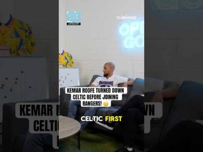 😯 KEMAR ROOFE TURNED DOWN CELTIC BEFORE JOINING GERRARD AT RANGERS! #football #rangers #rangersfc