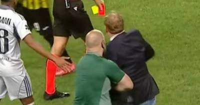 Slovan Bratislava boss suffers touchline meltdown as hopes of landing jackpot Celtic clash left looking bleak