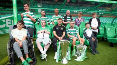 Celtic welcome sensory-impaired supporters for memorable ‘Touching the Trophies’ event at Celtic Park