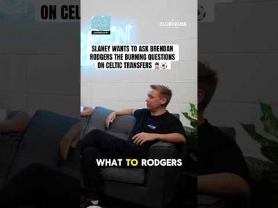 SLANEY WANTS TO QUESTION BRENDAN RODGERS ON CELTIC TRANSFERS #football #celtic #podcast