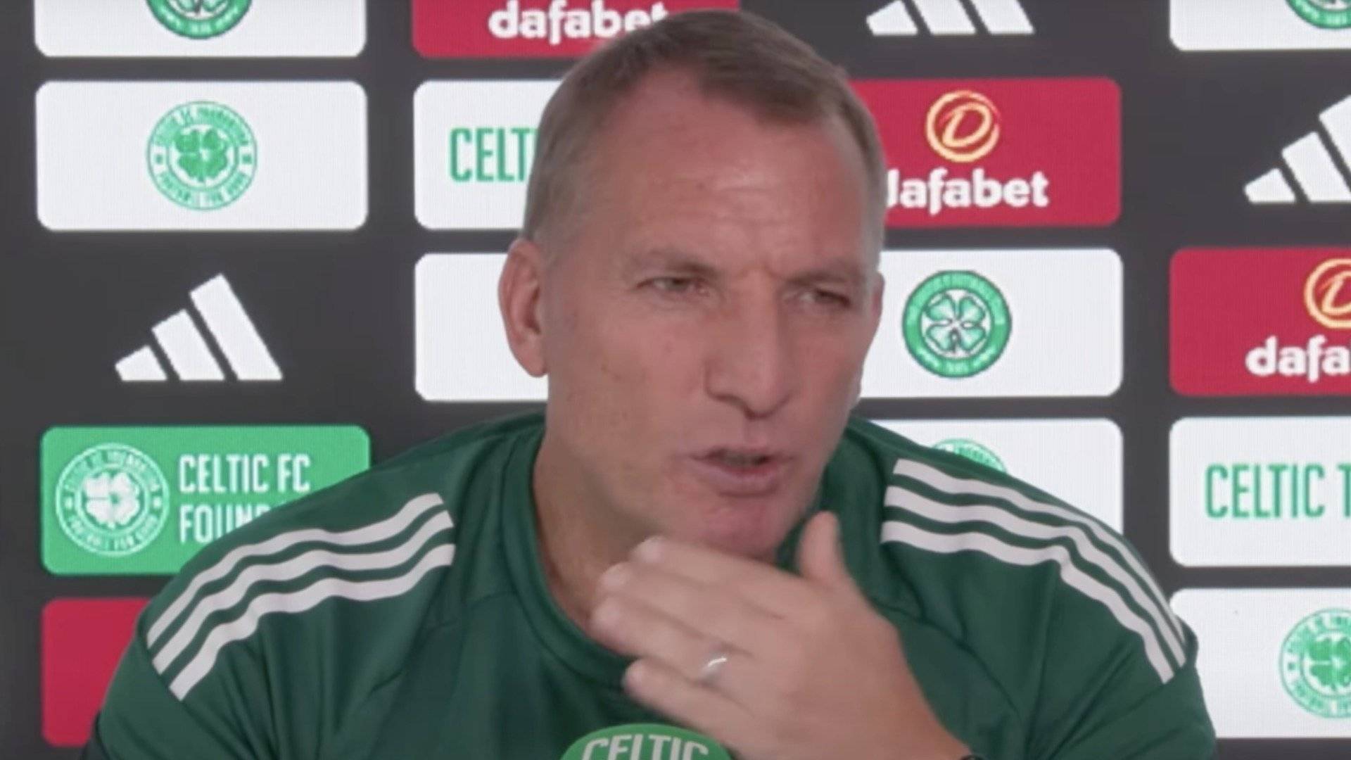 ‘Don’t really want to go into that’ &ndash; Brendan Rodgers refuses to answer Celtic transfer question