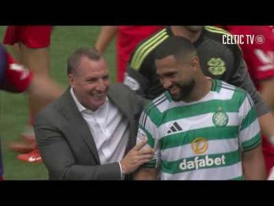 Aberdeen 0-2 Celtic | Post match celebrations (10/08/25)