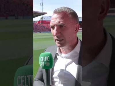 🗣 #CelticTV spoke with Brendan Rodgers ahead of this afternoon’s match #ABECEL | #CelticFC🍀