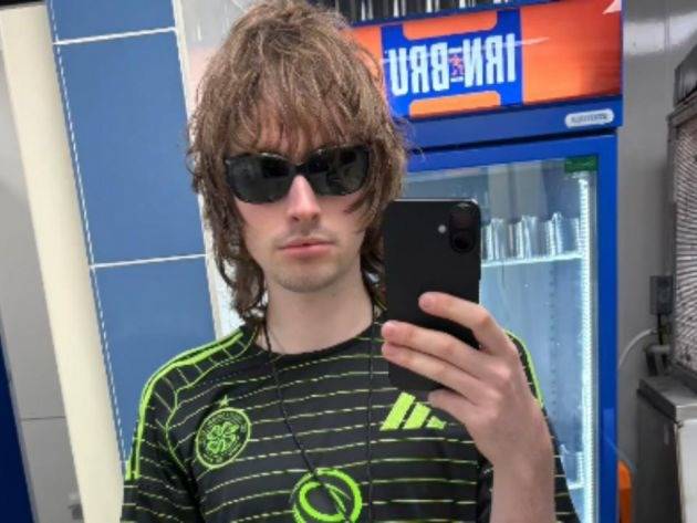 Liam Gallagher’s Son Spotted In New Celtic Shirt At Oasis Edinburgh Gig