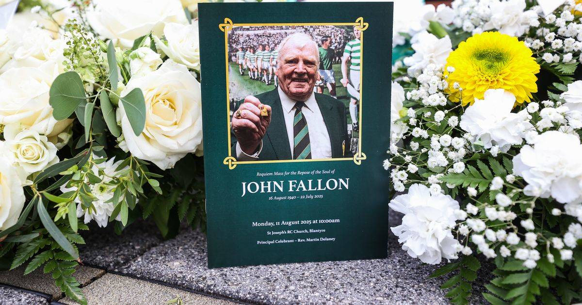 John Fallon funeral brings out Celtic greats as galaxy of stars say