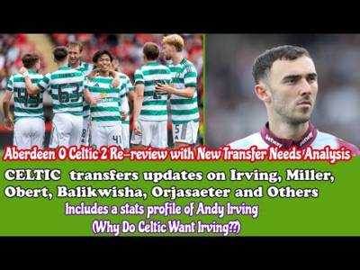 CELTIC news: CELTIC Want Andy Irving???Updates on Balikwisha, Orjasaeter, Miller and Others