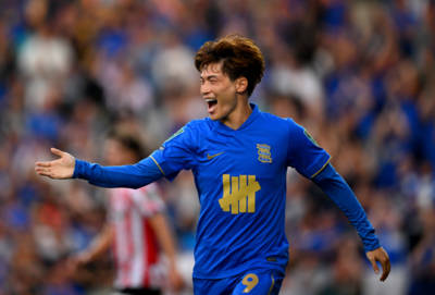 Kyogo Furuhashi nets first goal since Celtic departure to get off the mark in English football