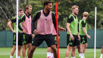 Training Gallery: Celtic v Falkirk