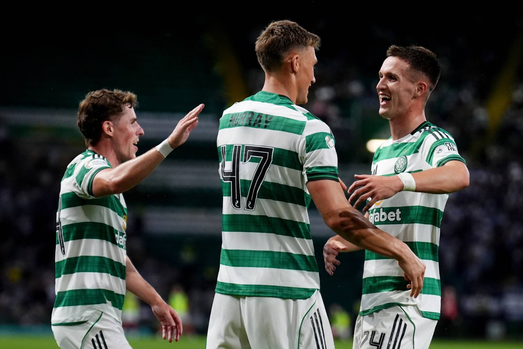 Celtic 4-1 Falkirk: Holders ease through as fringe men shine in Premier Sports Cup