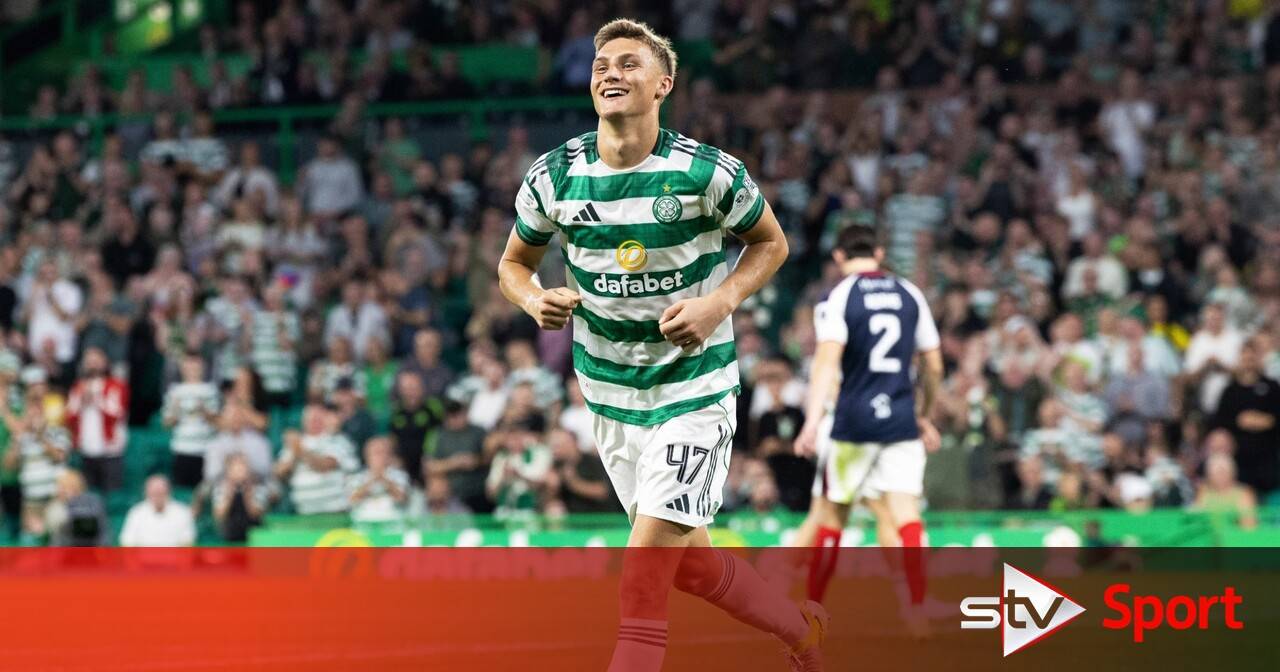Dane Murray celebrates contract with goal as Celtic ease past Falkirk