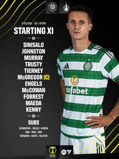 Half Time: Celtic 1-0 Falkirk