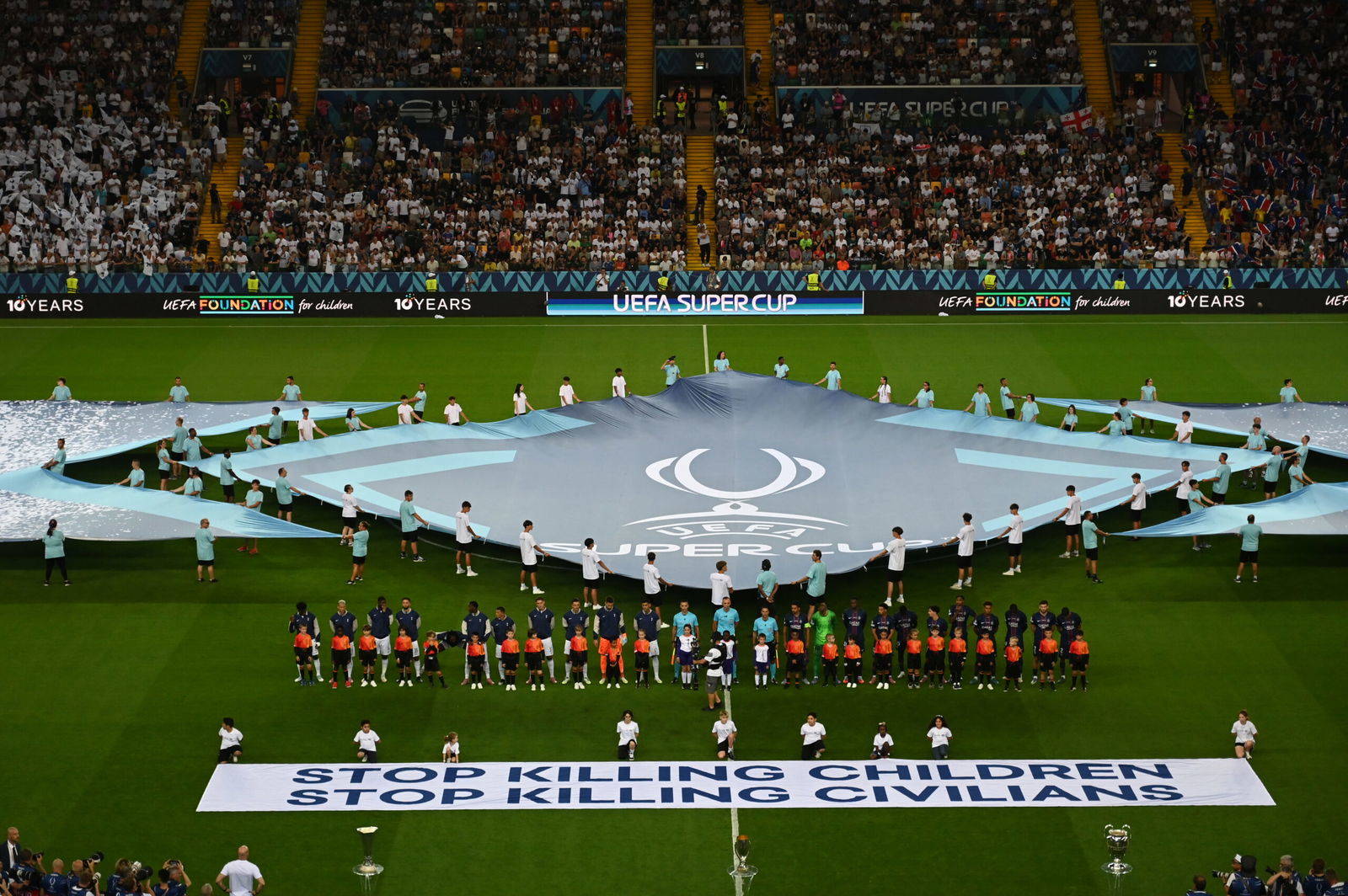 No-one can take UEFA seriously whilst Israel plays in its tournaments.