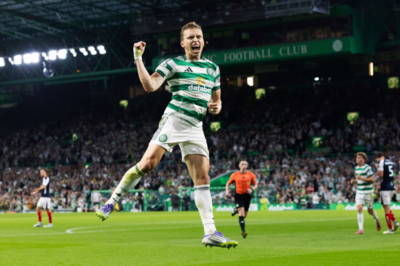 Watch the Alistair Johnston wonder goal as Celtic crush Falkirk