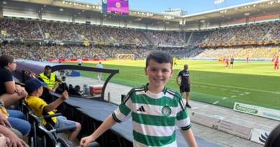 Young Celtic fan parties with BSC Young Boys in Switzerland after sweet viral clip in Glasgow