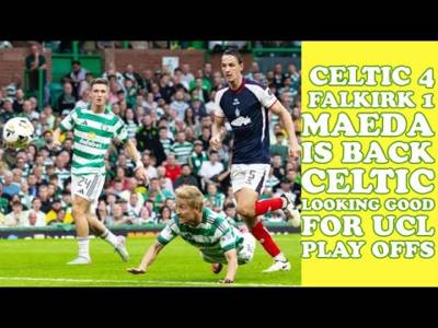 CELTIC 4 Falkirk 1: CELTIC Hit 4 Falkirk For 4: Now Close To Top Form For UCL Play Offs?