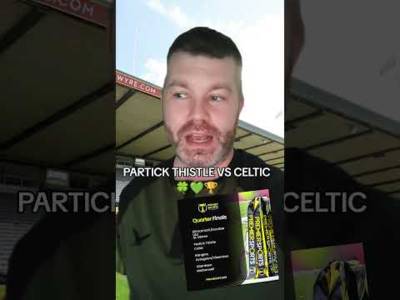 CELTIC WILL PARTICK THISTLE IN THE QUARTER FINALS OF THE PREMIER SPORTS CUP #celticfc #GLASGOWDERBY