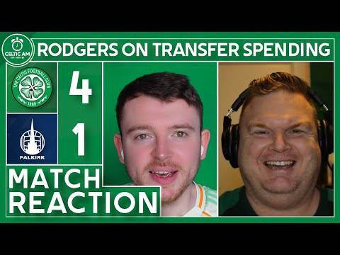 Rodgers talks Celtic transfer spending & impressive Engels | Celtic 4-1 Falkirk | Match Reaction