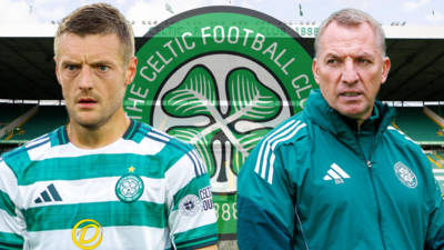 Jamie Vardy has ‘heart set’ on Brendan Rodgers reunion at Celtic with Leicester legend ready to play until he’s 40