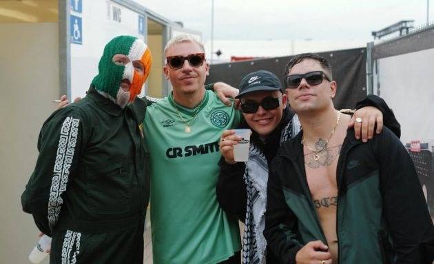 Photo: Macklemore poses for picture in iconic Celtic shirt to 6.4m followers