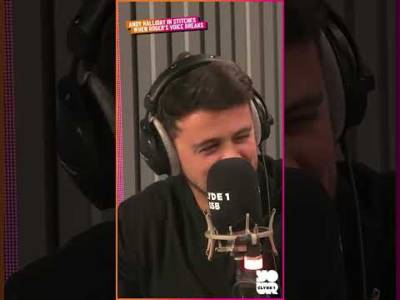 What happened there?! Andy Halliday loses it