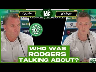 Celtic vs Kairat What RODGERS let SLIP
