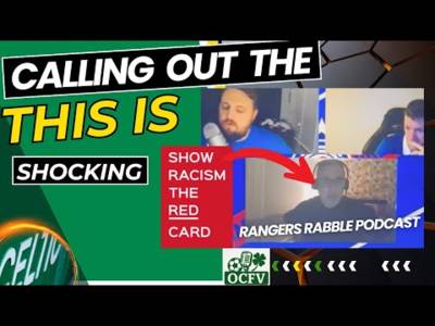 CALLING OUT THE RANGERS RABBLE racist!