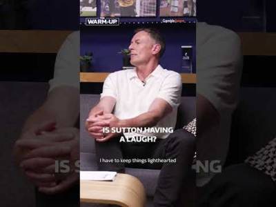 Is Chris Sutton having a laugh?! Fans seem to think so...