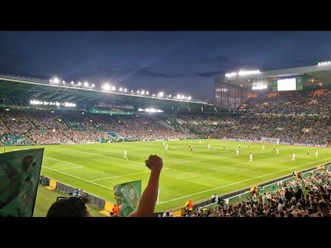 Celtic Fans Sing Sack The Board During Champions League Playoff