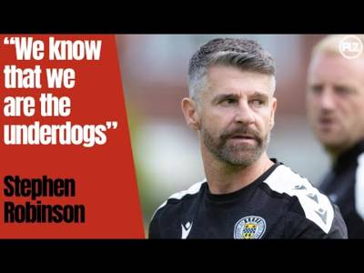 ‘We know that we are the underdogs.’ | Stephen Robinson Press Conference