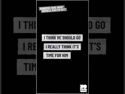 Rangers fans’ rage at Russell Martin “I think he should GO!”