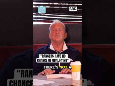 “RANGERS HAVE NO CHANCE OF QUALIFYING FOR CHAMPIONS LEAGUE” #rangers #rangersfc #football