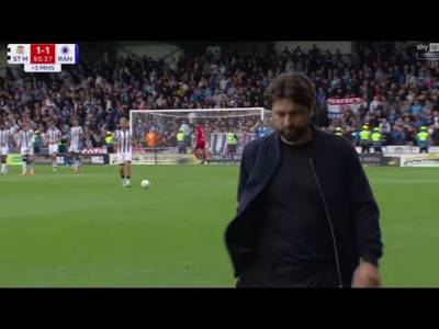 Boooo Full Time Scenes St Mirren 1-1 Rangers 😂