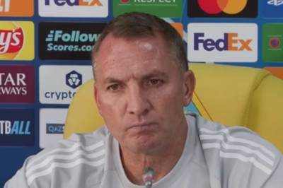 Brendan Rodgers responds to Celtic ‘underestimating’ Kairat claim from rival manager