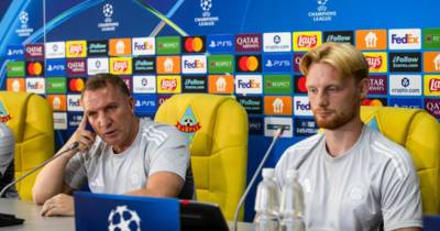 Brendan Rodgers takes two Celtic outs off the Champions League table