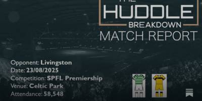 Celtic 3, Livingston 0 – 23rd August, 2025