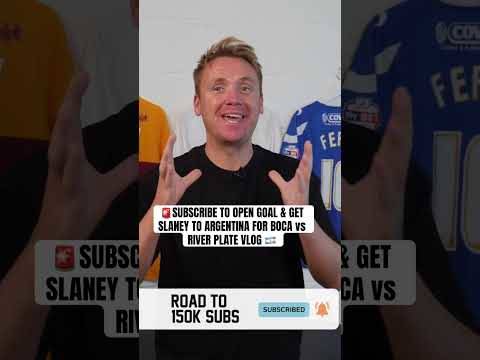 ??⚽️ SUBSCRIBE TO OPEN GOAL & GET SLANEY TO BOCA v RIVER PLATE SUPERCLASICO & 150k SUBS #football