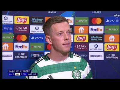 Callum McGregor Post Match Interview After Celtic Champions League Failure