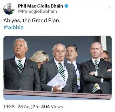 More eurotrash from the beancounters at Celtic