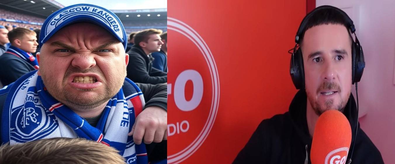 Pressure of chasing Celtic sparks explosive live-radio bust-up between Barry Ferguson and a Rangers fan