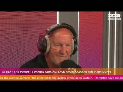 Celtic Fan Plays Beat the Pundit Coming Back From Kazakhstan