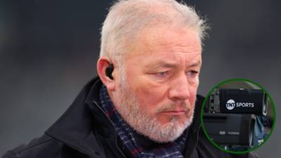 Ally McCoist and TNT Sports man’s utterly bizarre backhanded Celtic dig during Rangers’ Club Brugge shame