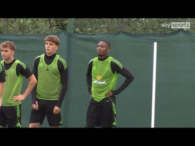 Michel-Ange Balikwisha & Marcelo Saracchi Train With Celtic Squad Ahead Of The Rangers Game