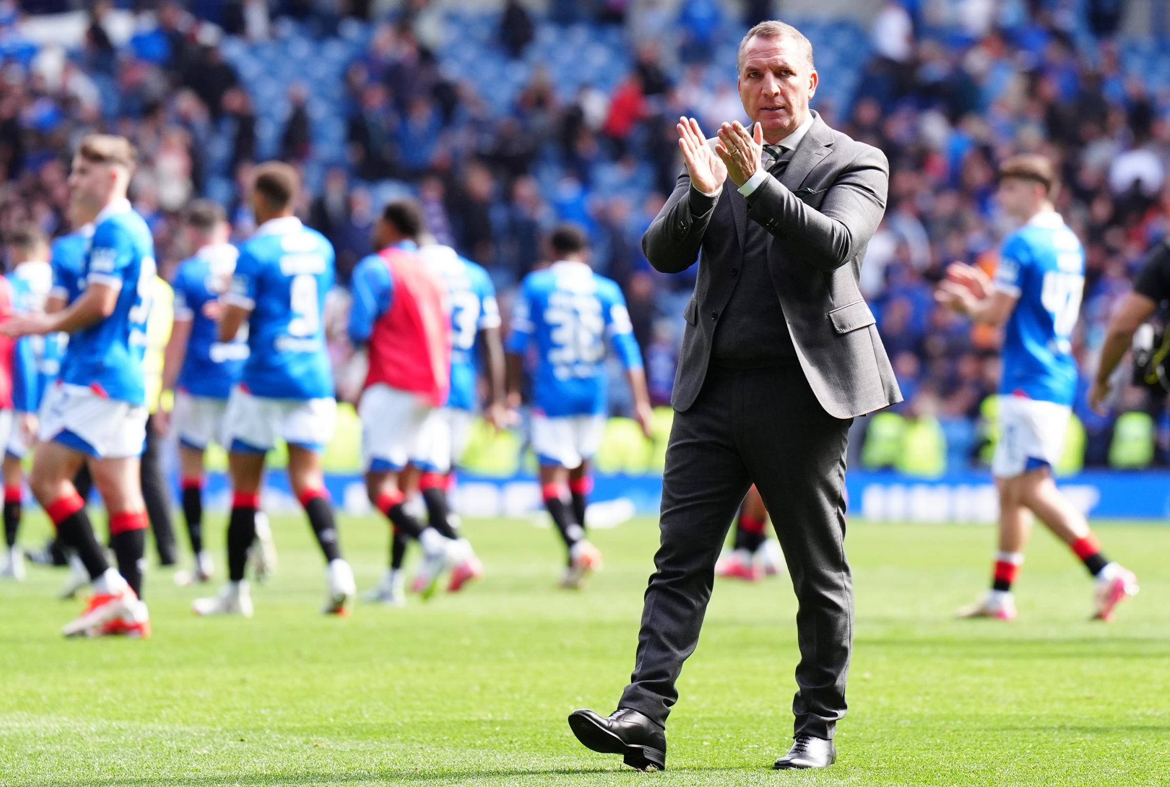 Brendan Rodgers answers Kasper Dolberg question after Celtic’s Ibrox draw