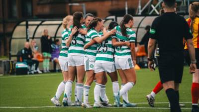 Celts romp to seven goal victory over Partick Thistle